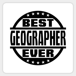 Best Geographer Ever Sticker